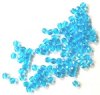 100 4mm Faceted Aqua Czech Beads